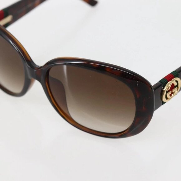 GUCCI Sunglasses plastic Brown Auth 143200V - Picture 8 of 11